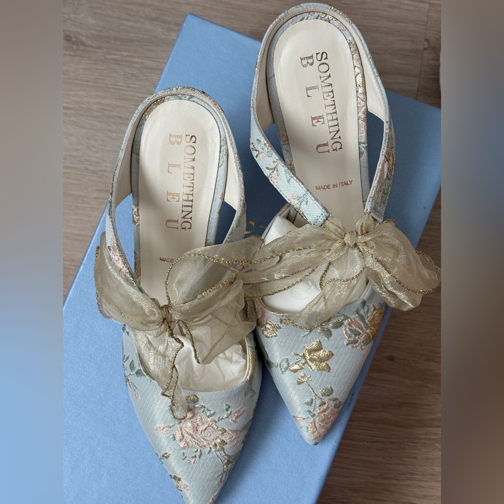 BHLDN/Something Bleu Elvie Mules